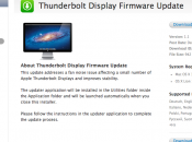 Aggiornamento firmware Display Thunderbolt