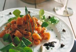 tartare salmone