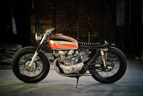 Eric Meglasson’s Honda CB450 Cafe.