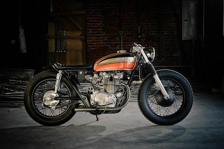 Eric Meglasson’s Honda CB450 Cafe.