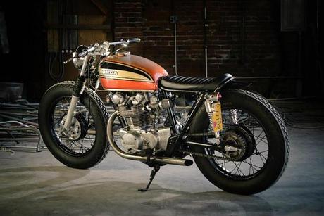 Eric Meglasson’s Honda CB450 Cafe.