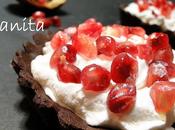 Crostatine panna melograno