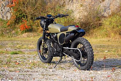 Honda NX 650 Dominator Street Tracker / Scrambler