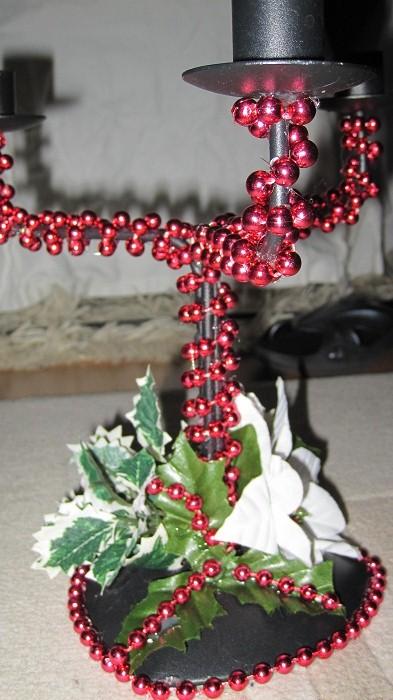 Candlesticks…. made by me – Candelieri… fatti da me – Candelabros… hechas por mí