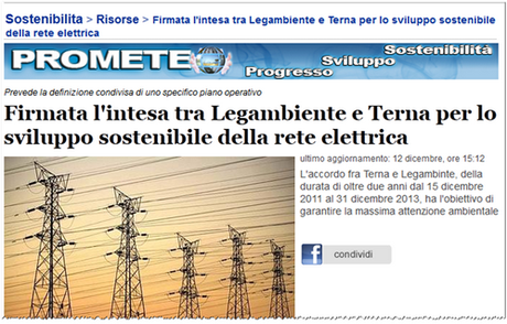 Flavio Cattaneo: Terna e Legambiente Intesa per Sostenibilità Rete Elettrica