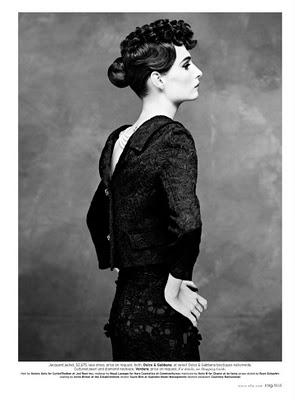 Suzie Bird in Dolce & Gabbana su Elle US