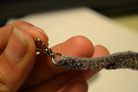 DIY Glitter Part I Necklace