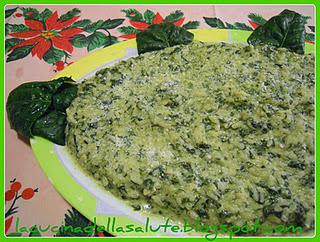 Risotto agli spinaci e panna