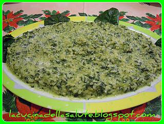 Risotto agli spinaci e panna