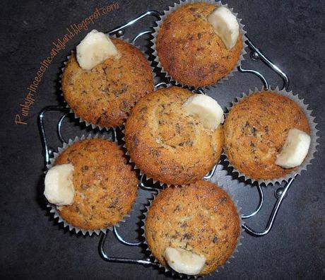 VEGAN MUFFIN BANANA E GOCCE DI CIOCCOLATO