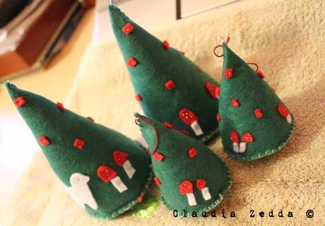 Christmas felt: ceppi di natale