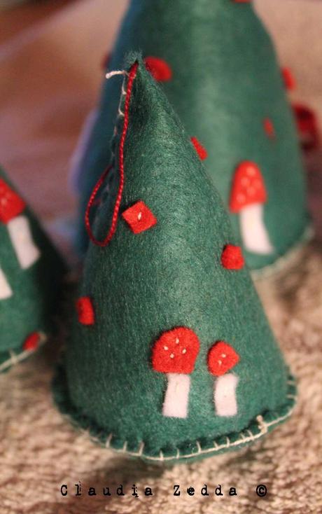 Christmas felt: ceppi di natale