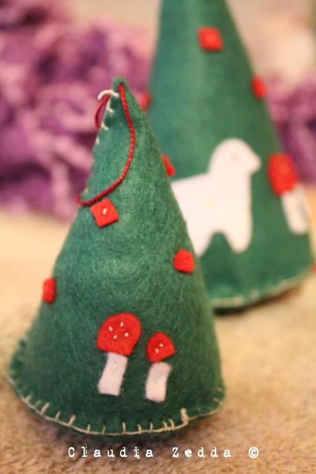 Christmas felt: ceppi di natale