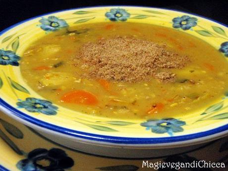 Minestra d’avena e cavolini