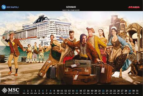 E il calendario 2012 del Napoli dedica gennaio ad MSC