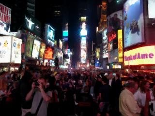 New York: le luci, la primavera, la folla e la notte