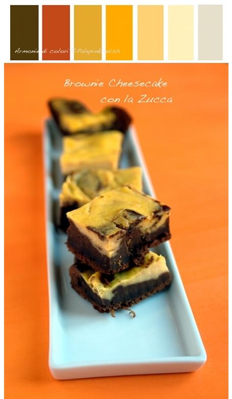 Armonie di colori nei Navigli di Natale riscoperti nel Brownie Cheesecake alla Zucca ...