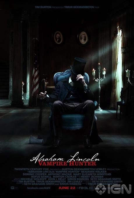 Tim Burton e Timur Bekmambetov presentano due poster di Abraham Lincoln: Vampire Hunter