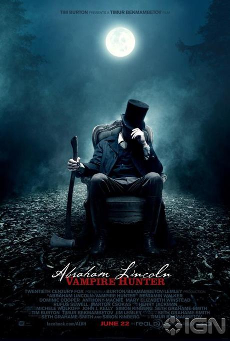 Tim Burton e Timur Bekmambetov presentano due poster di Abraham Lincoln: Vampire Hunter