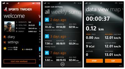 Sports Tracker disponibile per Windows Phone 7