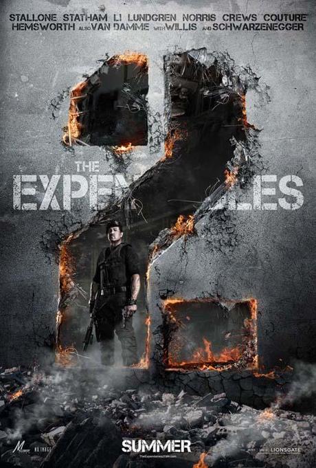 Difficile non apprezzare il nuovo poster ufficiale di Expendables 2