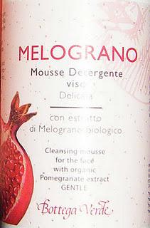 mousse detergente viso delicata al melograno - Bottega Verde