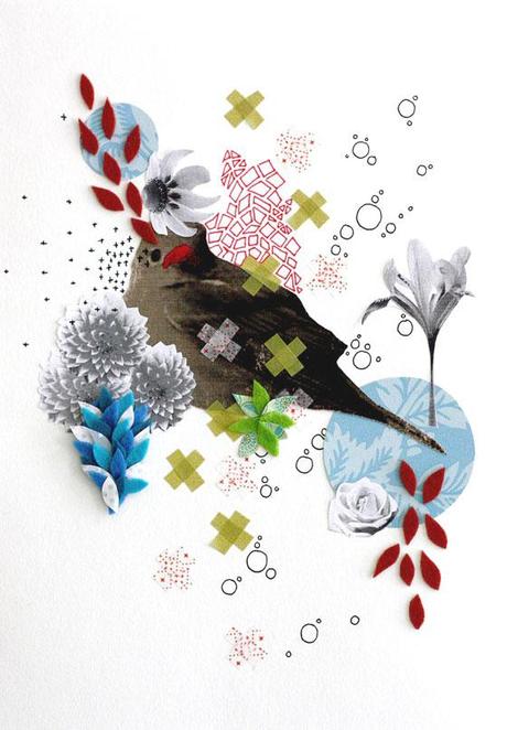 TENERI COLLAGES CON PATTERNS, CARTA E FELTRO DA KUP KUP LAND