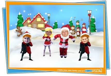 cardfunk Cartoline Animate per il Natale. Auguri divertenti con Cardfunk