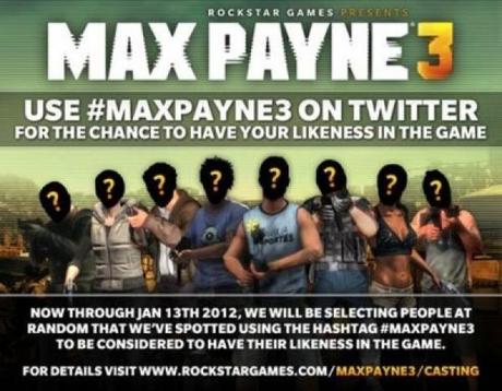 Max Payne 3, un concorso per dare il proprio volto ad uno dei personaggi multiplayer