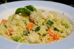 cous cous verdure e pollo