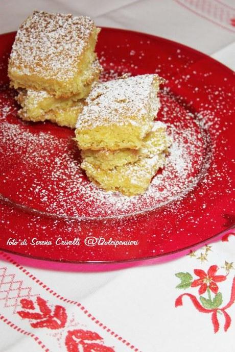 BROWNIES AL CIOCCOLATO BIANCO di Dolcipensieri