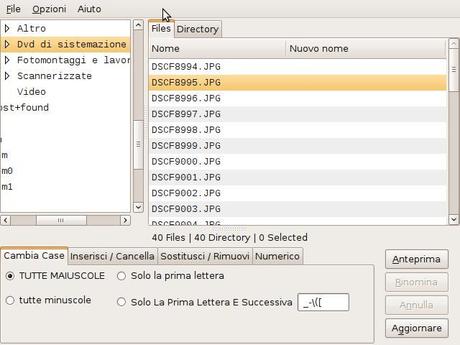2 utility per rinominare file in Ubuntu: GPRename e PyRename.
