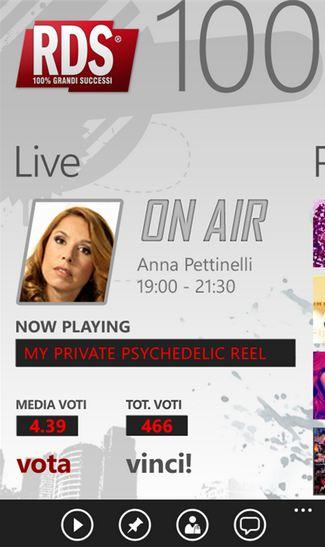 RDS per Windows Phone arriva sul MarketPlace