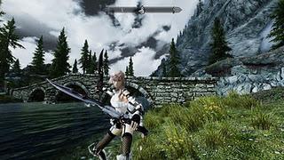 Lightning (Final Fantasy) diventa personaggio giocabile in Skyrim...