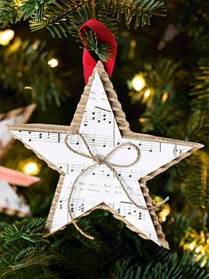 Christmas craft project: star ornament