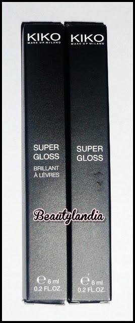 Swatch e Review Supergloss n 106 e n 124 KIKO