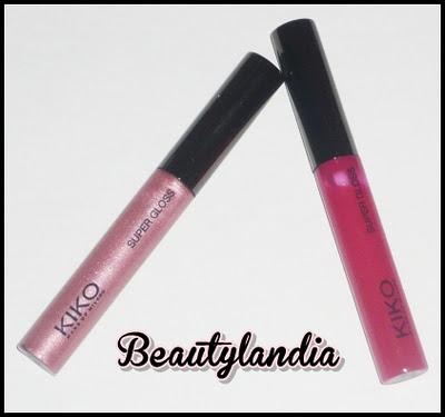 Swatch e Review Supergloss n 106 e n 124 KIKO