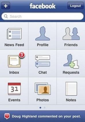 Facebook Timeline anche su iPhone e iPod Touch ma non ancora su iPad