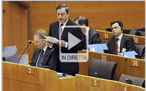 Draghi al Parlamento europeo: sul fondo salva Stati. La diretta