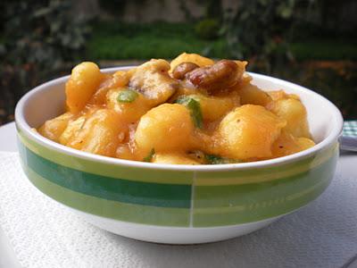 Gnocchi di Patate in purea di Zucca e Funghi