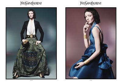 Yves Saint Laurent Spring Summer 2012 AD Campagn by David Sims