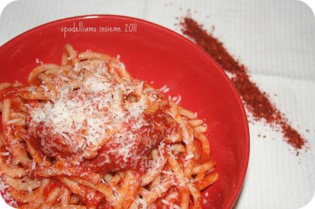 PICI AL SUGO E FOOD SWAP