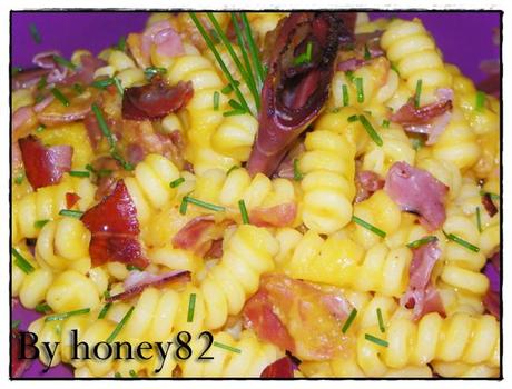 FUSILLI IN CREMA DI ZUCCA E SPECK