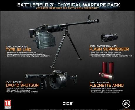 Battlefield 3, lo Physical Warfare Pack è disponibile gratuitamente su pc ed Xbox 360