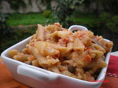 Penne Integrali con Cavolfiore e Pomodorino