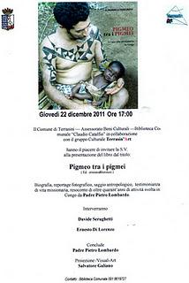 Terrasini: Presentazione libro “Pigmeo tra i pigmei”