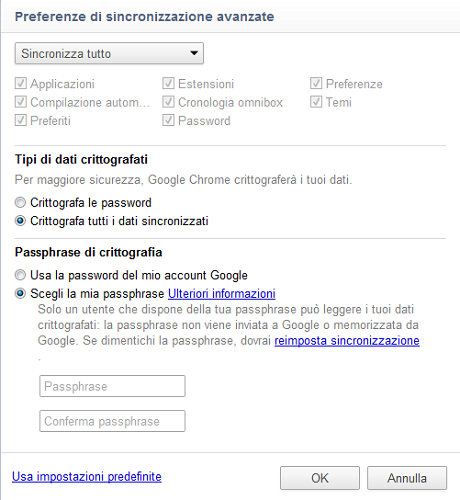 crittografia chrome Ottimizzare al massimo la Privacy su Google Chrome