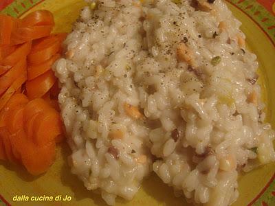 Risotto salmone e tapenade al profumo di limone