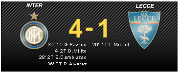 Inter-Lecce 4-1