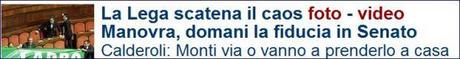 Calderoli grida al ‘golpe’ di Monti ma nel 1995 sosteneva un governo tecnico assieme a Sinistra e Centro…